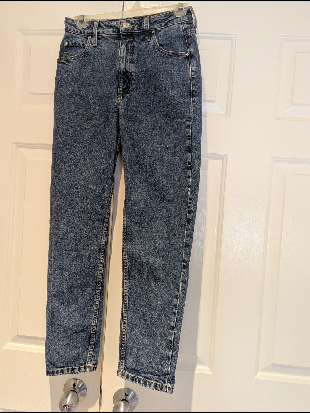 Vintage Guess Womens Straight Leg High Waist Mom Jeans Stonewash Blue 90s 26 - Picture 11 of 15